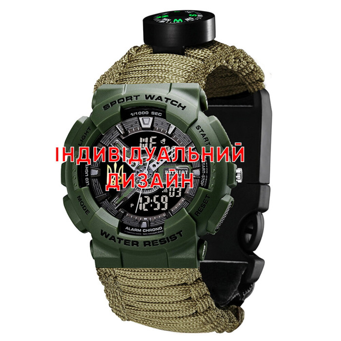 Наручний годинник Awarder 005P Army Green AG Індивідуальний дизайн