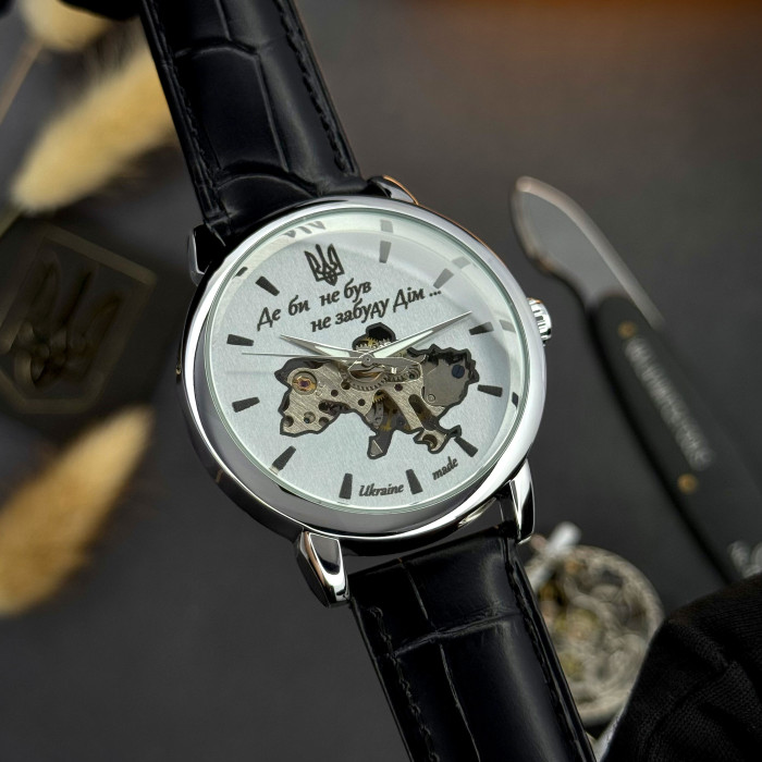 Наручний годинник Awarder 022 Silver-Silver Mechanic Де би не був