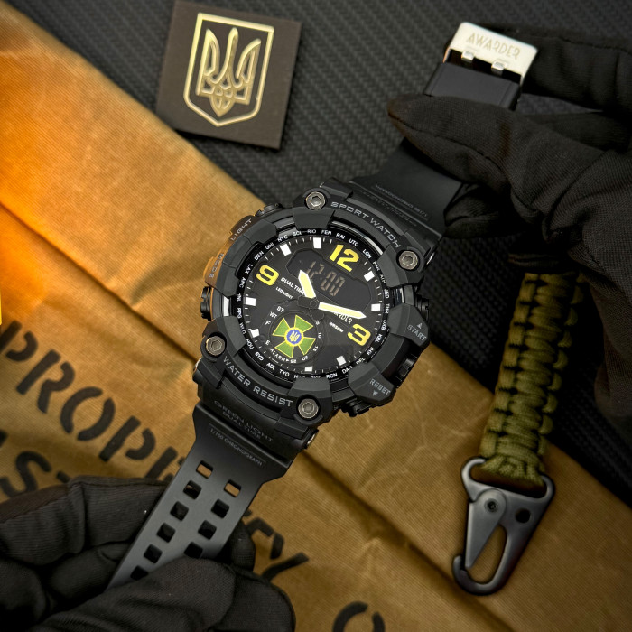 Наручные часы Awarder 004BKDPS ДПС Черные + Коробка