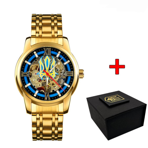 Наручний годинник Awarder 025 Sharp Gold Blue