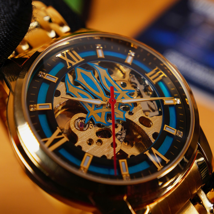 Наручний годинник Awarder 025 Sharp Gold Blue