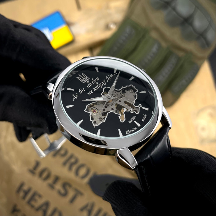 Наручный часы Awarder 022SIBK Механические Где бы ни был Silver-Black