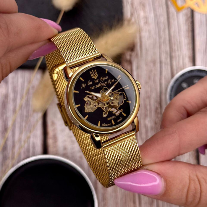 Наручний годинник Awarder 028L Gold-Black Де би не була