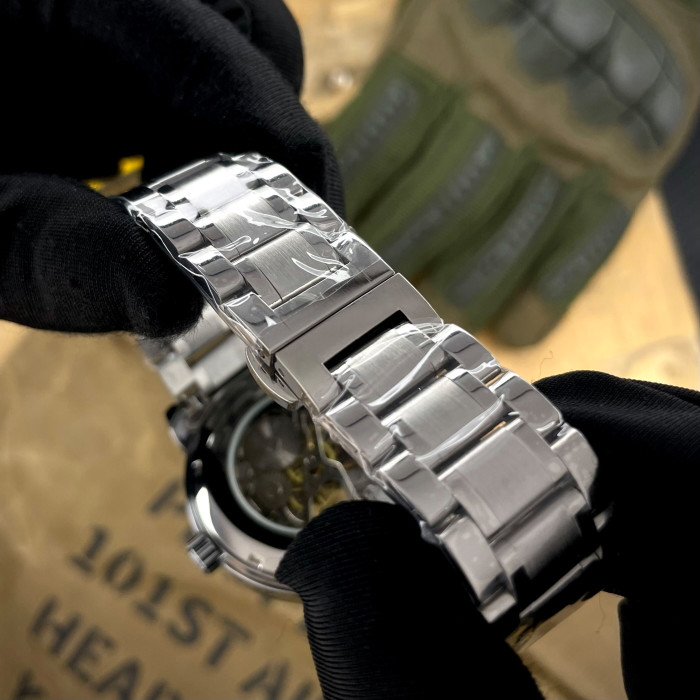 Наручний годинник Awarder 022 Silver-White Mechanic Metall Не Забуду Дім