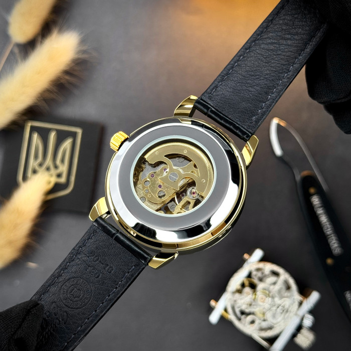 Наручний годинник Awarder 022-3D Не Забуду Дім Gold-Black