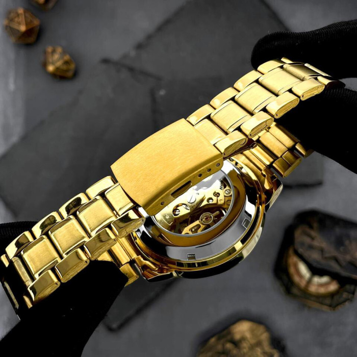 Наручний годинник Awarder 022 Gold-Black Automatics Metall Не Забуду Дім
