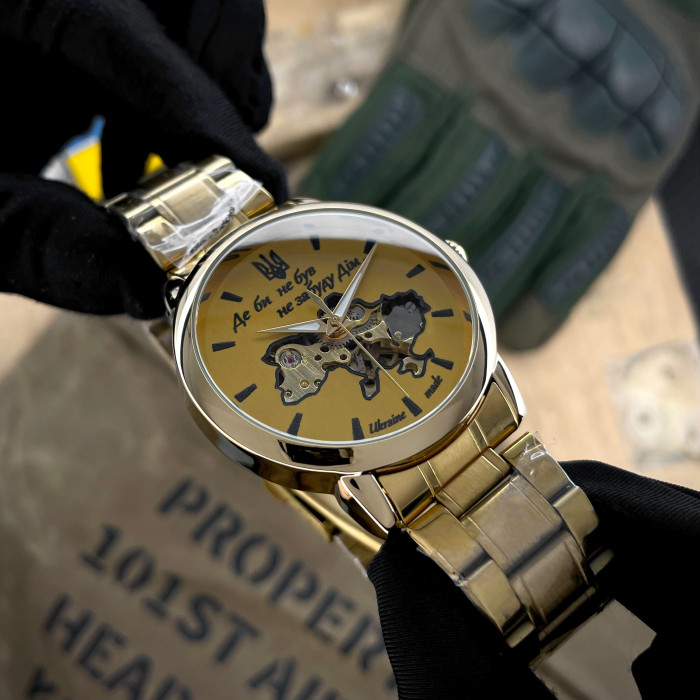Наручний годинник Awarder 022 Gold-Gold Automatics Metall Не Забуду Дім