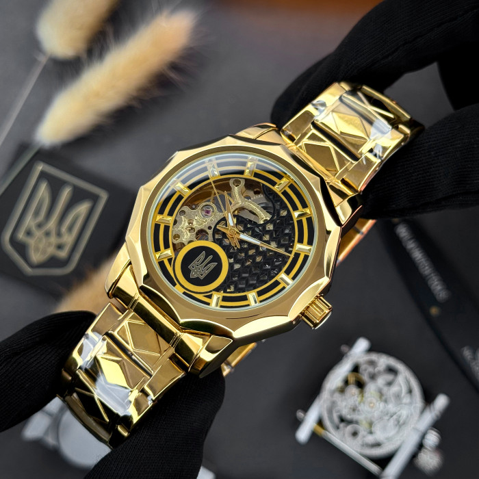 Наручний годинник Awarder 024GD Тризуб золото Gold