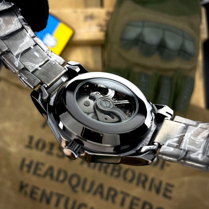 Наручний годинник Awarder 024SI Тризуб срібло Silver