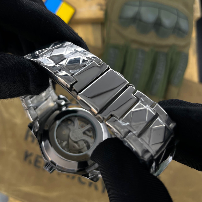 Наручний годинник Awarder 024SI Тризуб срібло Silver