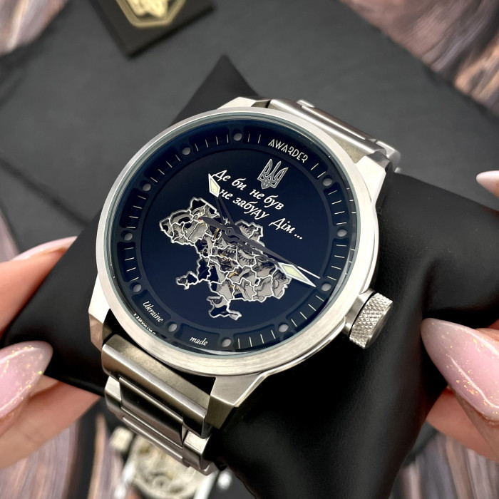Awarder 058 Де би не був Silver-Black Steel