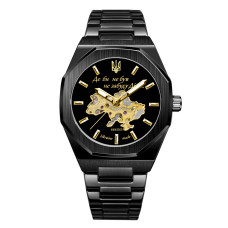 Наручний годинник Awarder 026-3D Де би не був Black-Gold