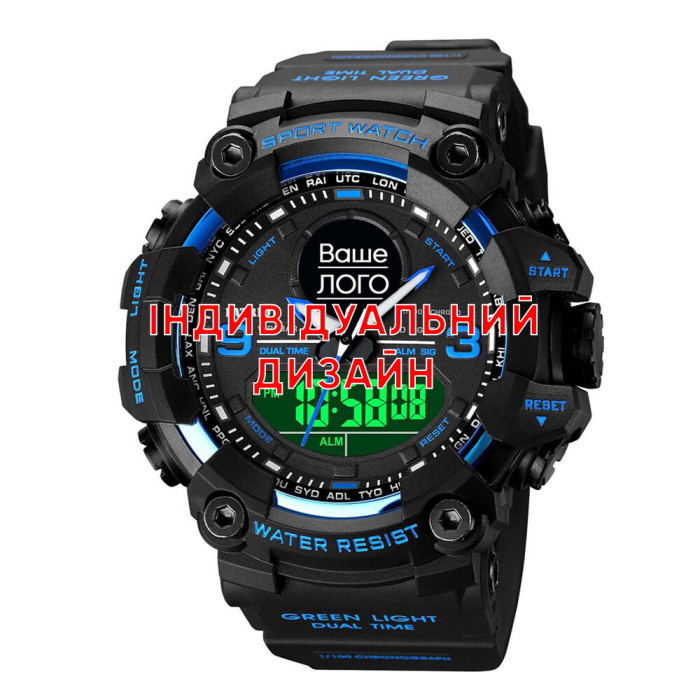 Awarder 001 Black-Blue Индивидуальный дизайн