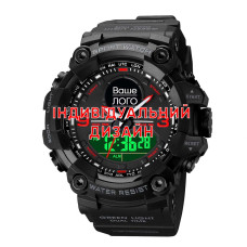 Наручний годинник Awarder 001 Black-Red Індивідуальний дизайн