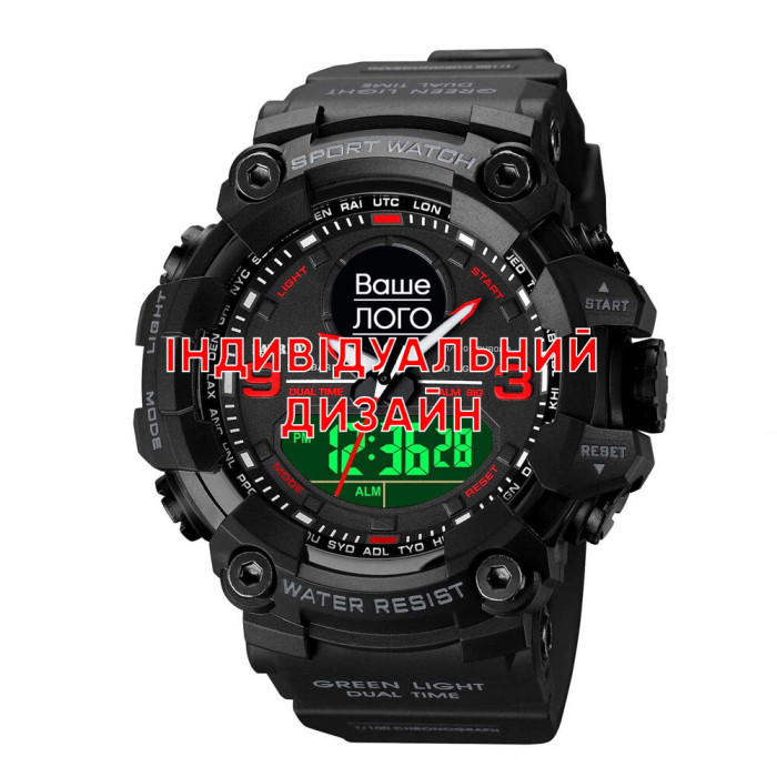 Наручные часы Awarder 001 Black-Red Индивидуальный дизайн
