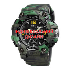 Наручний годинник Awarder 006 Camo Green Індивідуальний дизайн