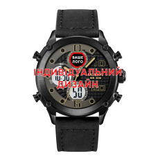 Наручний годинник Awarder 017 Black-White Індивідуальний дизайн