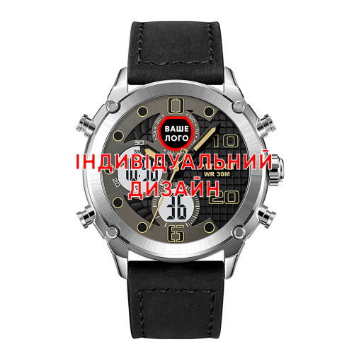 Наручний годинник Awarder 017 Silver-White Індивідуальний дизайн