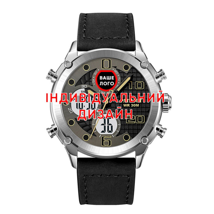 Наручний годинник Awarder 017 Silver-White Індивідуальний дизайн
