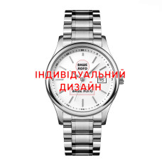 Наручний годинник Awarder 023 Silver Steel Індивідуальний дизайн