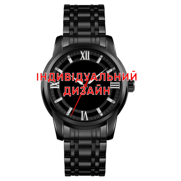 Наручний годинник Awarder 025 Black Індивідуальний дизайн