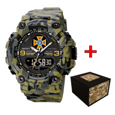Наручний годинник Awarder 001 ДСНС Camo Green