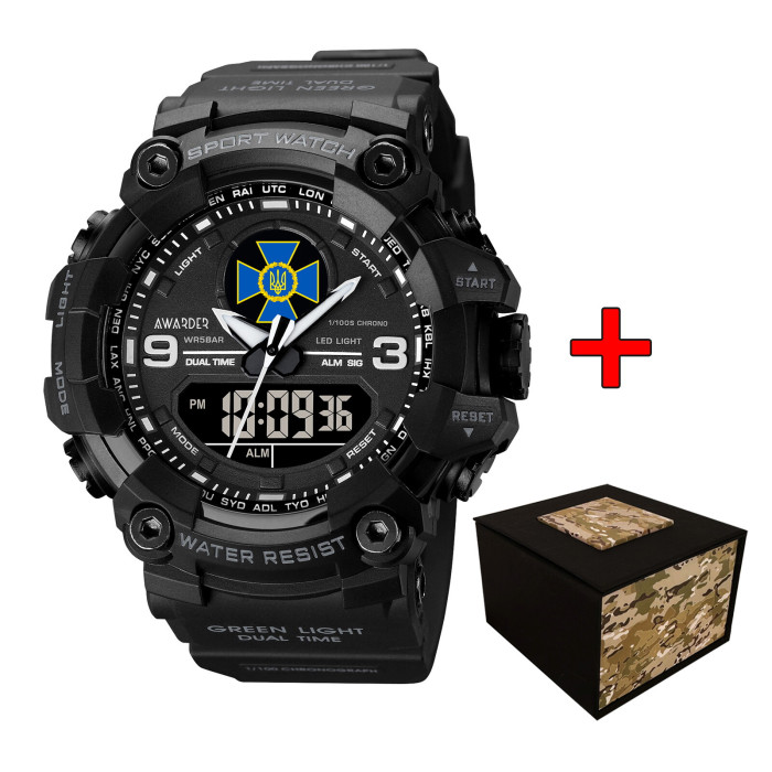 Наручний годинник Awarder 001 СБУ Black