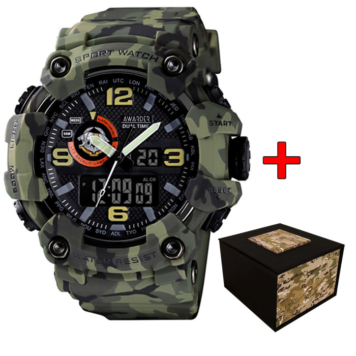 Наручные часы Awarder 002 ССО Camo Green