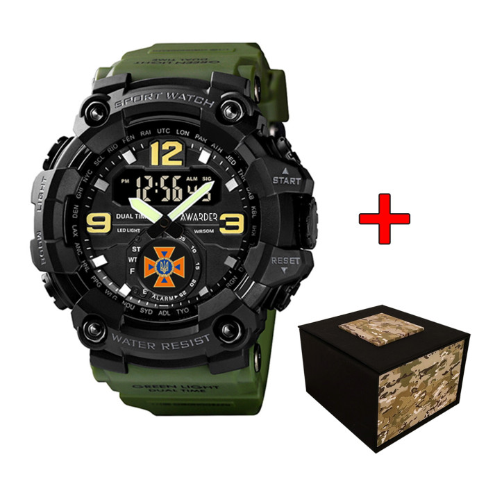 Наручний годинник Awarder 004 ДСНС Army Green