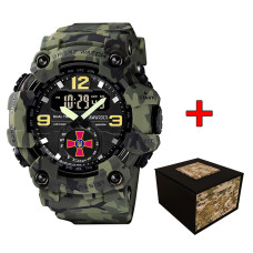 Наручний годинник Awarder 004 ЗСУ Camo Green