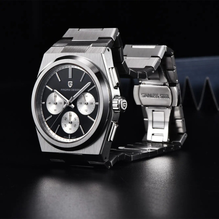 Наручний годинник Pagani Design PD-1761 Silver-Black