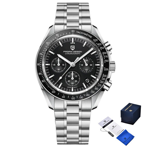 Наручний годинник Pagani Design PD-1701 Silver-Black