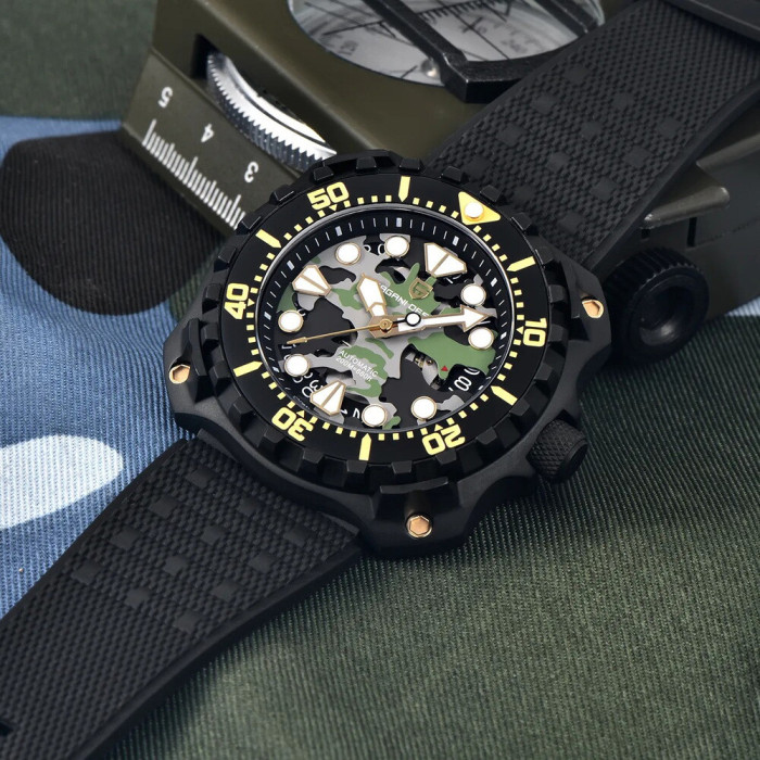 Наручний годинник Pagani Design YN009 Black-Camo