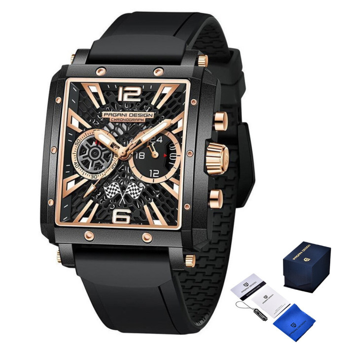 Наручний годинник Pagani Design PD-1725 Black-Black