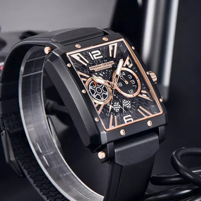 Наручний годинник Pagani Design PD-1725 Black-Black