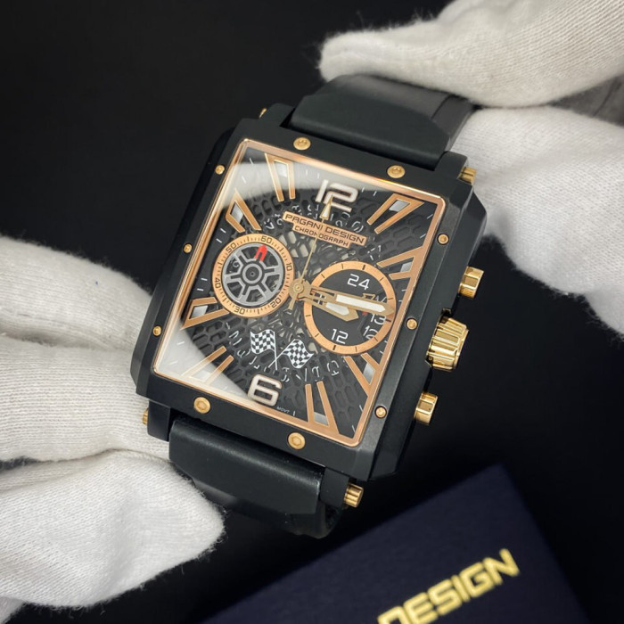 Наручний годинник Pagani Design PD-1725 Black-Black