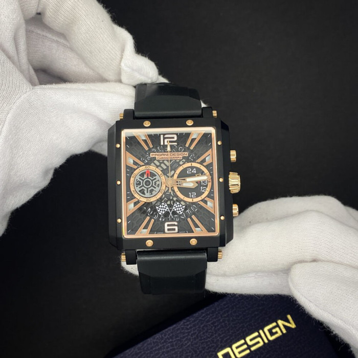 Наручний годинник Pagani Design PD-1725 Black-Black