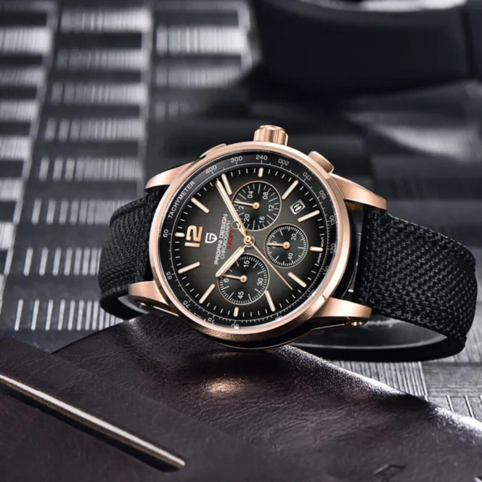 Наручний годинник Pagani Design YS008 Rose Gold-Black