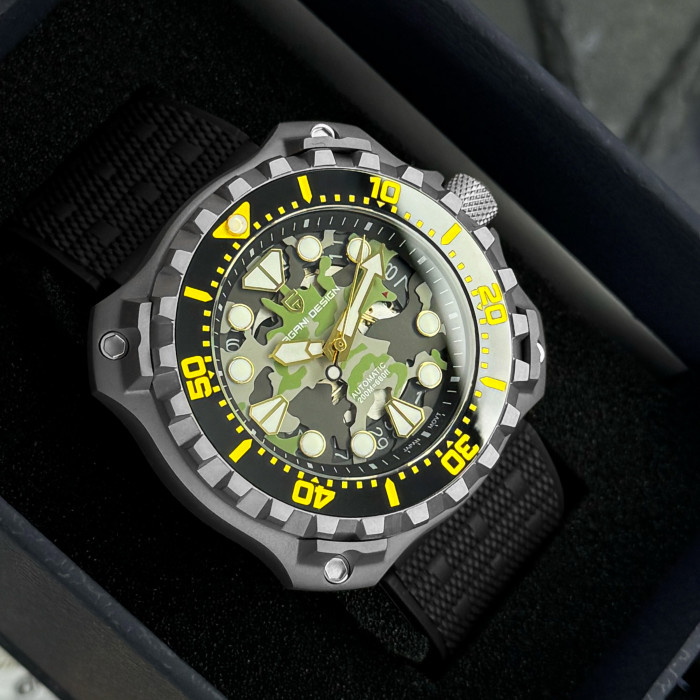 Наручний годинник Pagani Design YN009 Silver-Camo