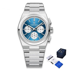 Наручний годинник Pagani Design PD-1761 Silver-Blue