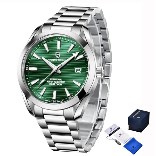 Наручний годинник Pagani Design PD-1688 Silver-Green