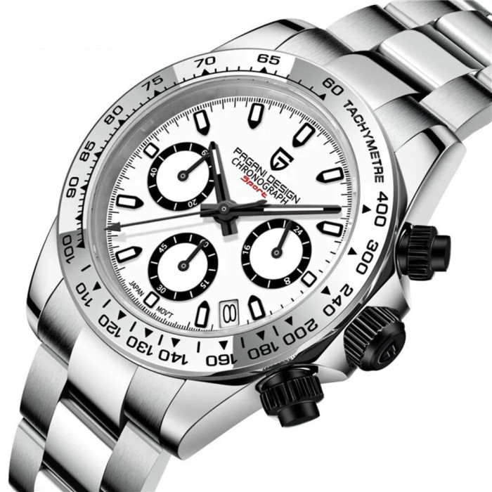 Наручний годинник Pagani Design PD-1727 Silver-White