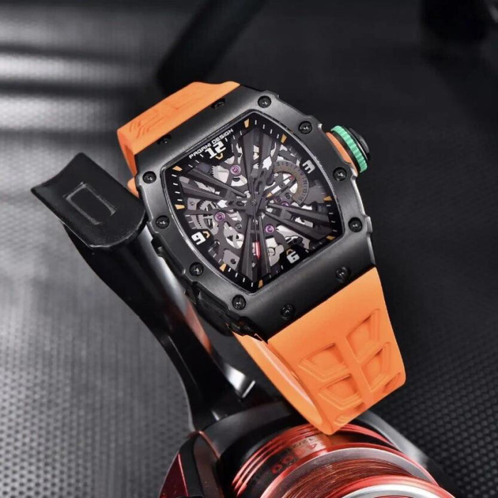 Наручний годинник Pagani Design PD-1738 Black-Orange