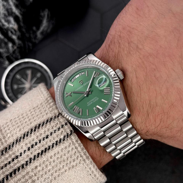 Наручний годинник Pagani Design PD-1752 Silver-Green