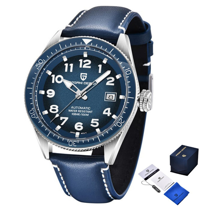 Наручний годинник Pagani Design PD-1649 Silver-Blue