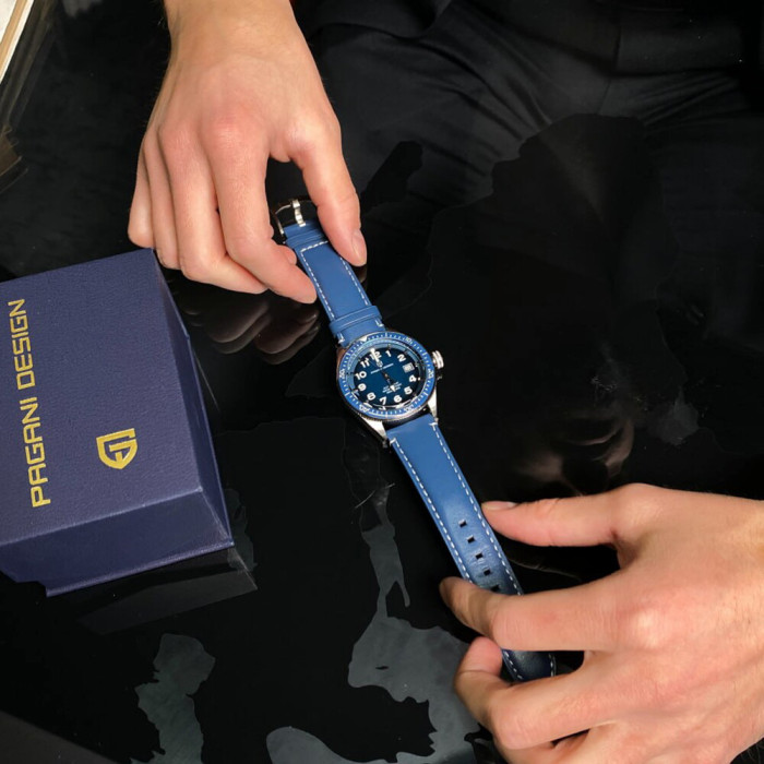 Наручний годинник Pagani Design PD-1649 Silver-Blue