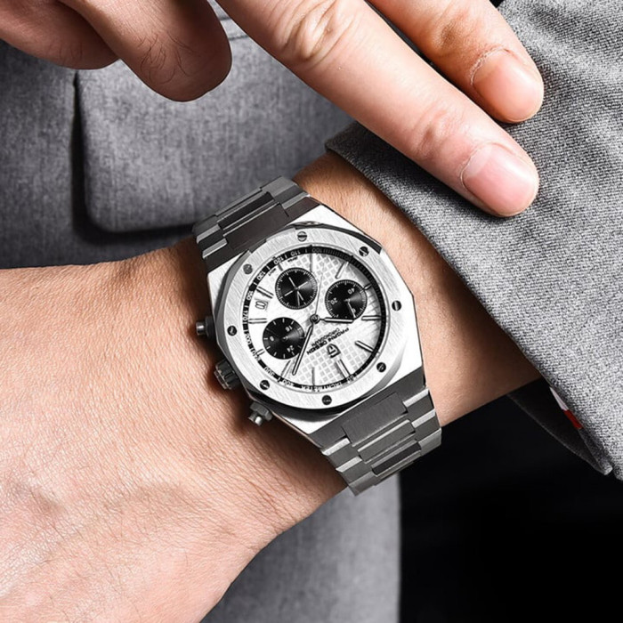 Наручний годинник Pagani Design PD-1707 Silver-Silver
