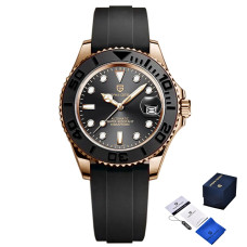 Наручний годинник Pagani Design PD-1651 Gold-Black Silicone