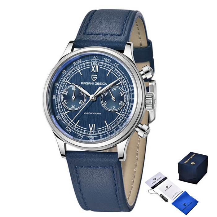 Наручний годинник Pagani Design PD-1739 Silver-Blue
