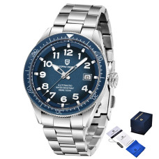 Наручний годинник Pagani Design PD-1649 Silver-Blue Metal